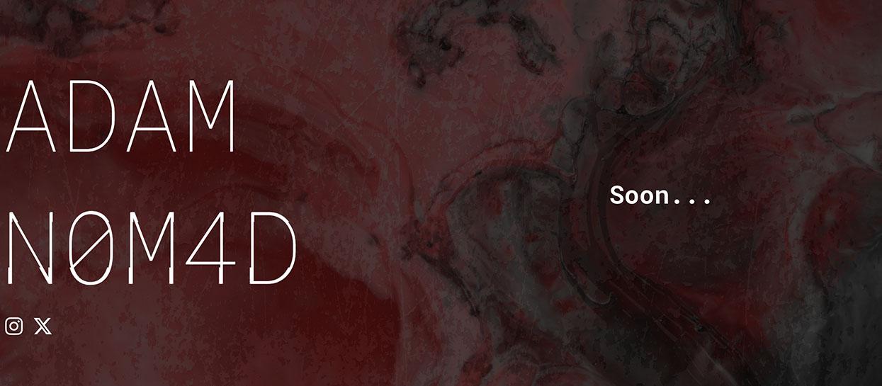 ADAM N0M4D Landing Page