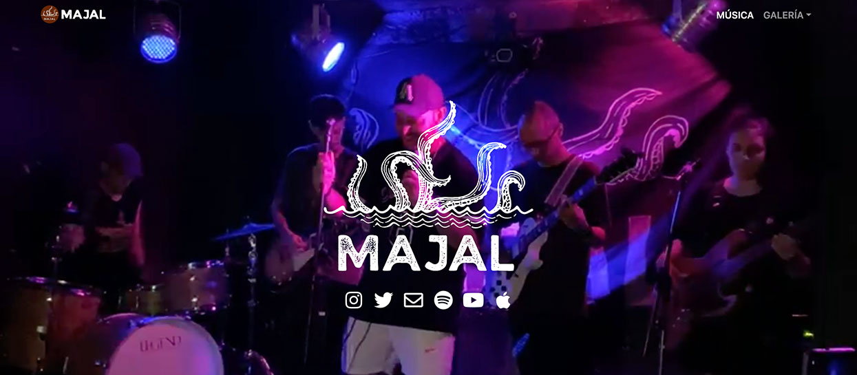 Majal Landing Page