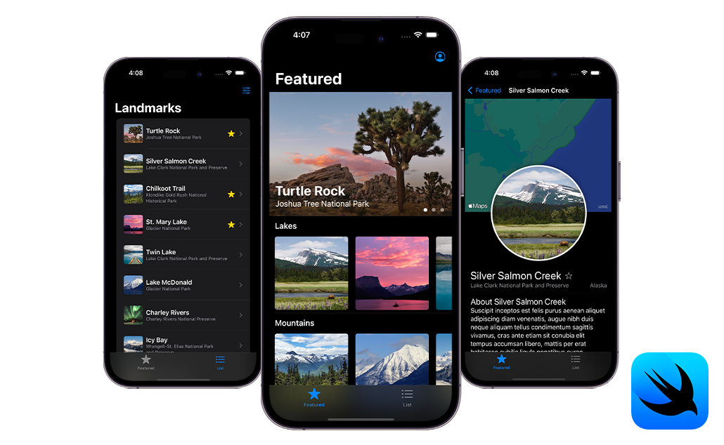 Landmarks iOS Preview