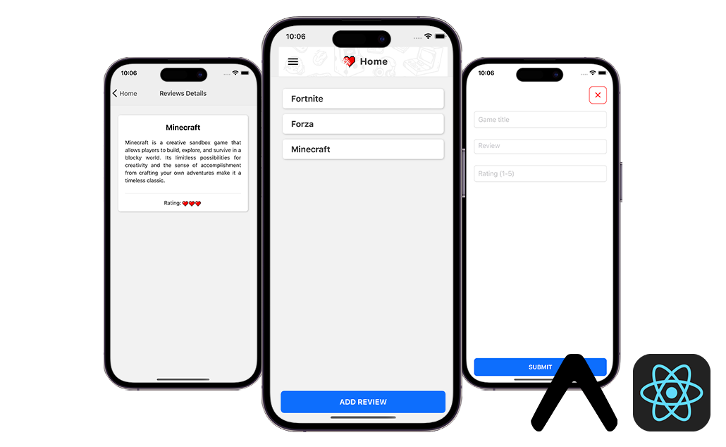 Reviews App Preview